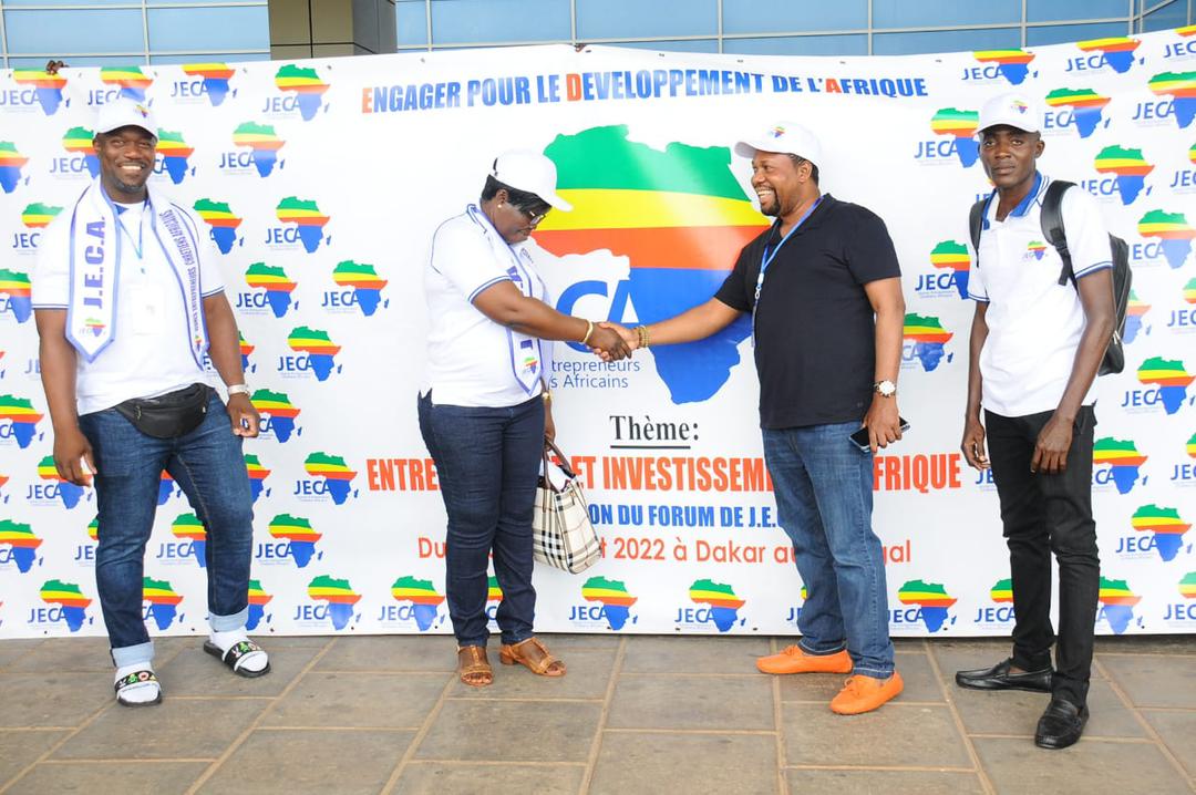 Participants réunis lors de la première édition du forum JECA à Dakar