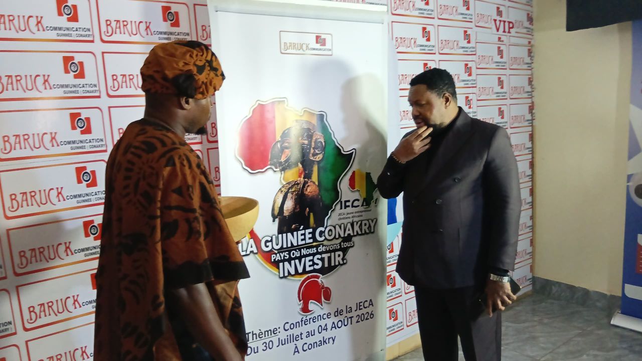 Le président et le vice-président lors de la troisième édition à Conakry
