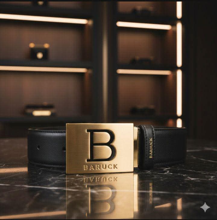 Ceinture à boucle dorée Baruck