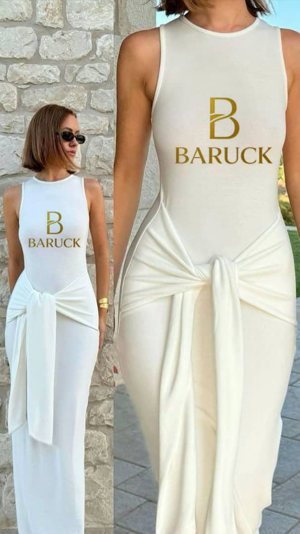 Tenue blanche sans manches Baruck