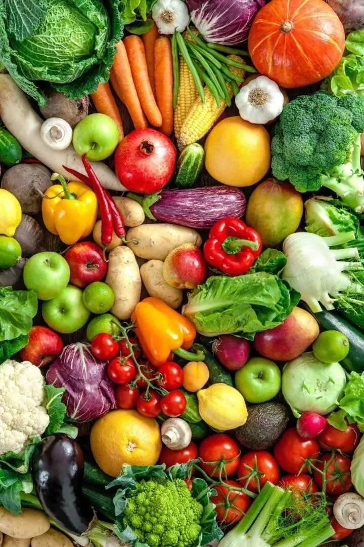 Assortiment de légumes frais