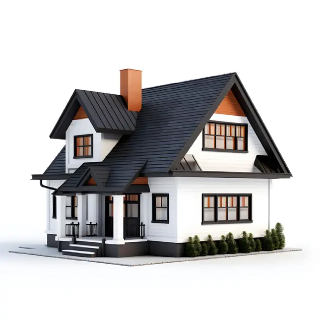 Illustration 3D d’une maison