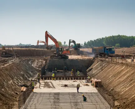 Travaux de terrassement d’un terrain
