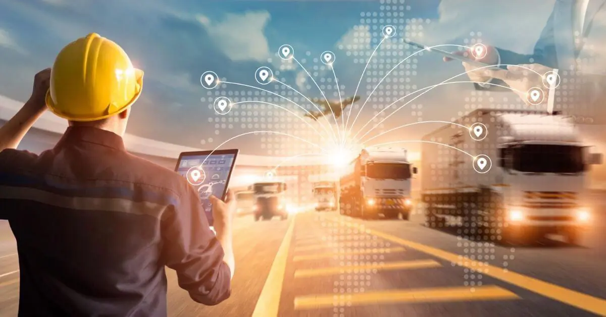 Illustration de la coordination des transports et des stocks